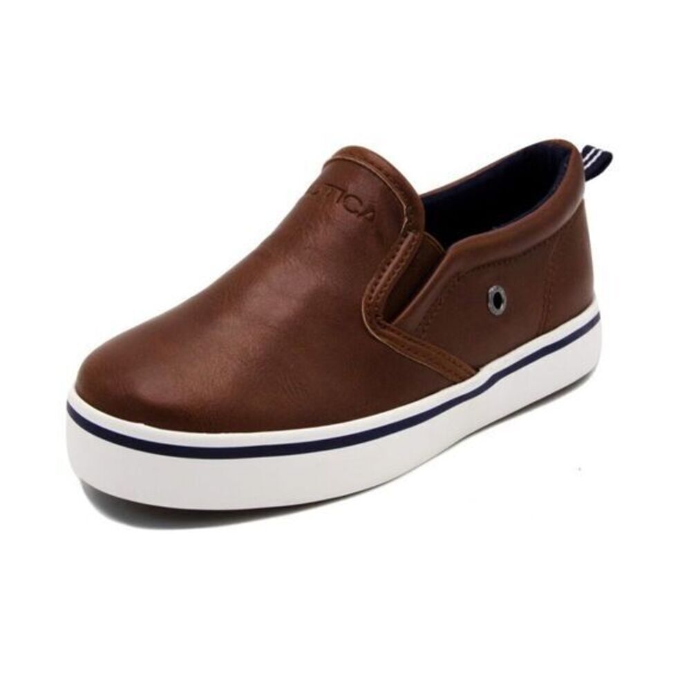Nautica Kid's Slip-On Casual Shoe Athletic Sneaker Size 4 NEW # bag JA